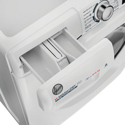 Hoover 8KG/6KG 1400RPM Freestanding Washer Dryer - White | H3DPS4866TAM6-80 from Hoover - DID Electrical