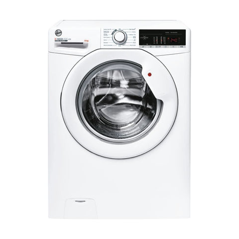 Hoover H-Wash 300 Lite 9KG 1400 RPM Freestanding Washing Machine - White | H3W 49TA4/1-80