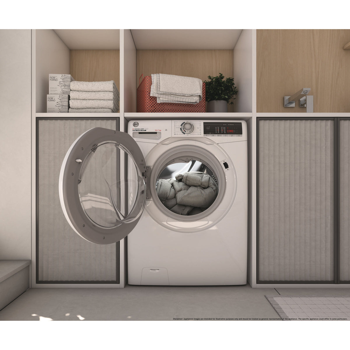 Hoover 10KG 1400RPM Freestanding Washing Machine - White | H3WO4105DA4/1-80 from Hoover - DID Electrical