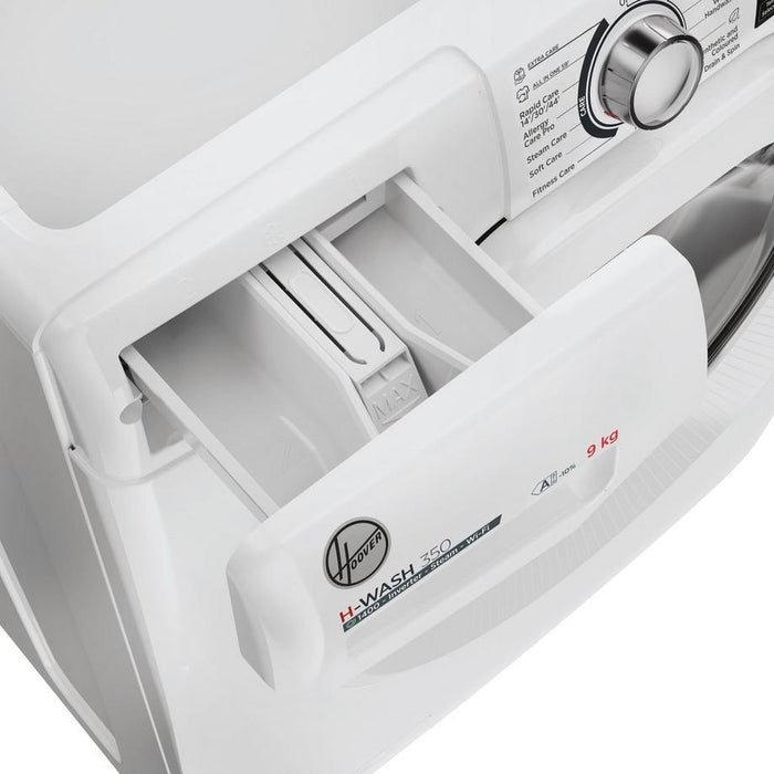 Hoover H-Wash 350 9KG 1400 RPM Freestanding Washing Machine - White | H3WPS496TAM6-80 from Hoover - DID Electrical