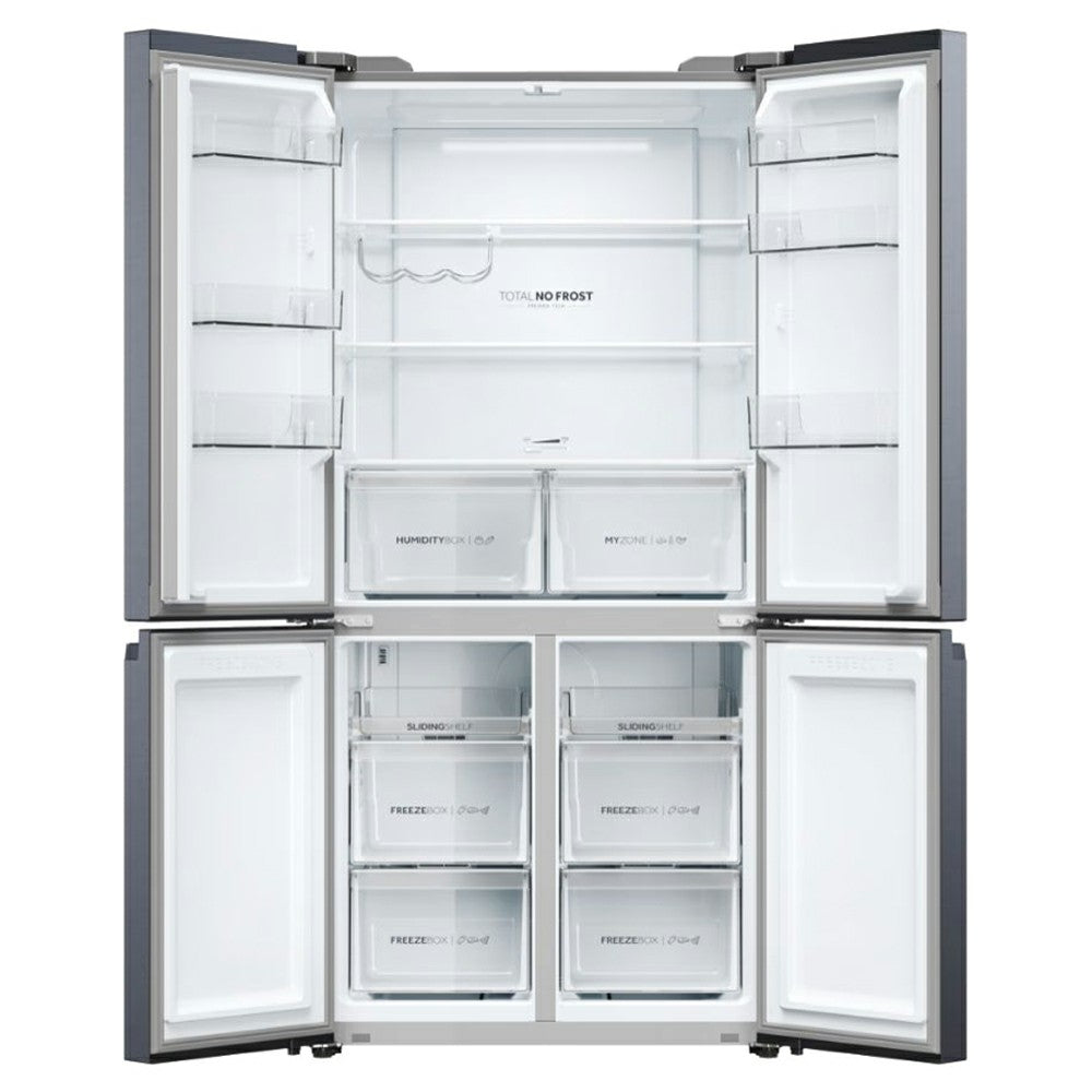 Haier Cube 90 Series 5 528L Multi Door American Style Freestanding Fridge Freezer | HCR5919ENMB from Haier - DID Electrical