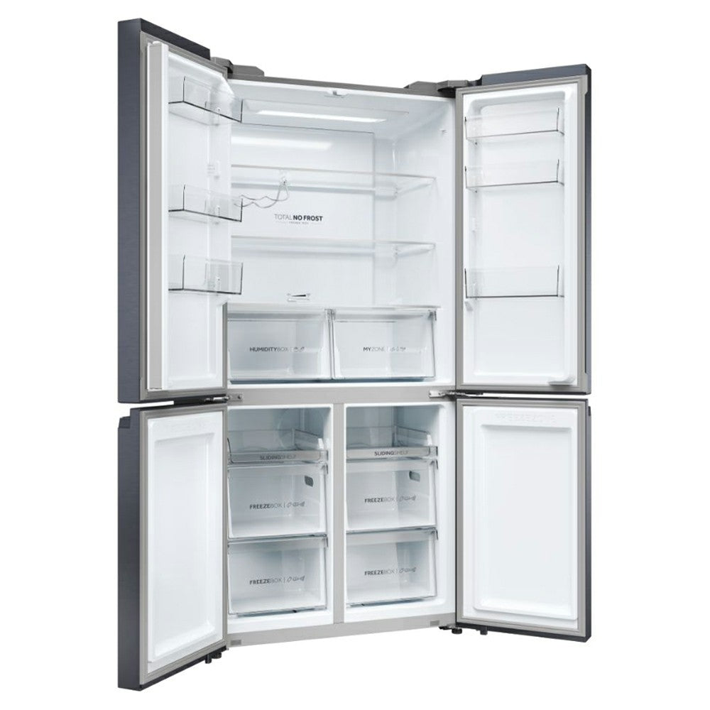 Haier Cube 90 Series 5 528L Multi Door American Style Freestanding Fridge Freezer | HCR5919ENMB from Haier - DID Electrical