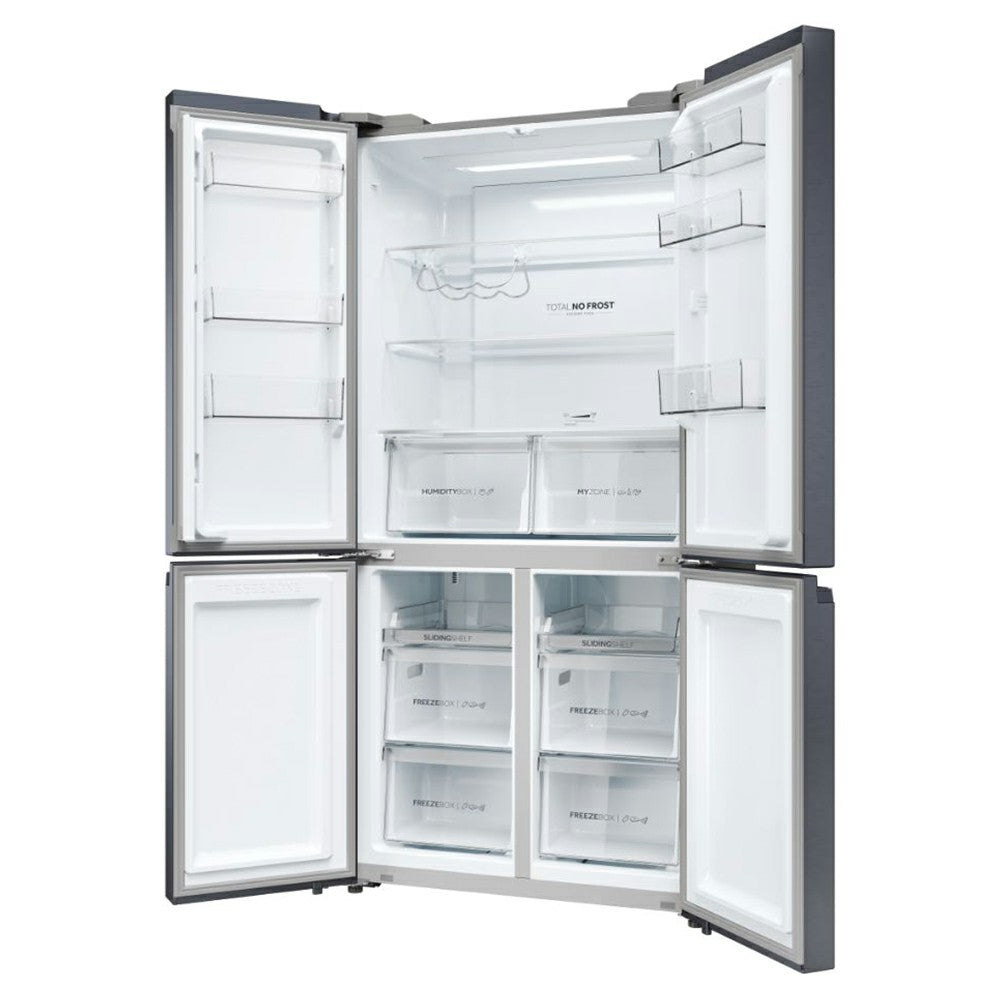 Haier Cube 90 Series 5 528L Multi Door American Style Freestanding Fridge Freezer | HCR5919ENMB from Haier - DID Electrical