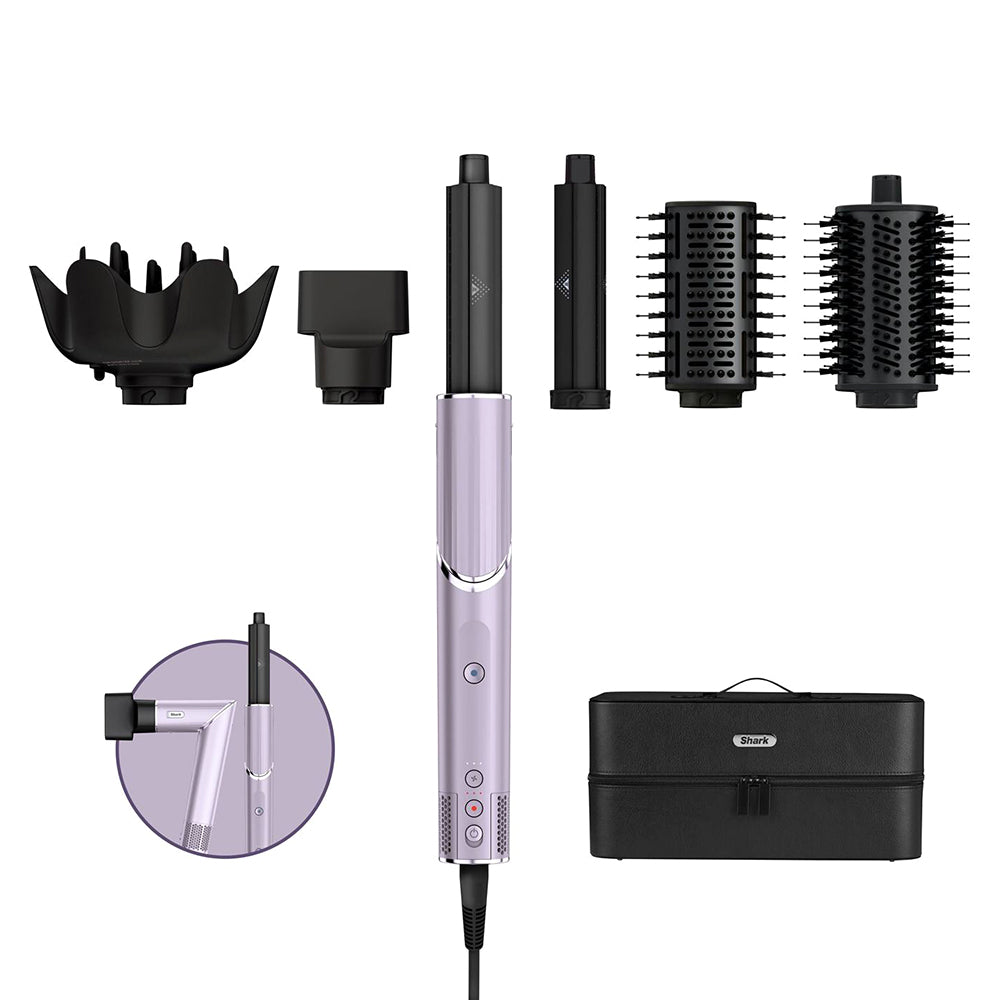 Shark FlexStyle 5-in-1 Air Styler & Hair Dryer - Lilac Frost | HD440PLUK from Shark - DID Electrical