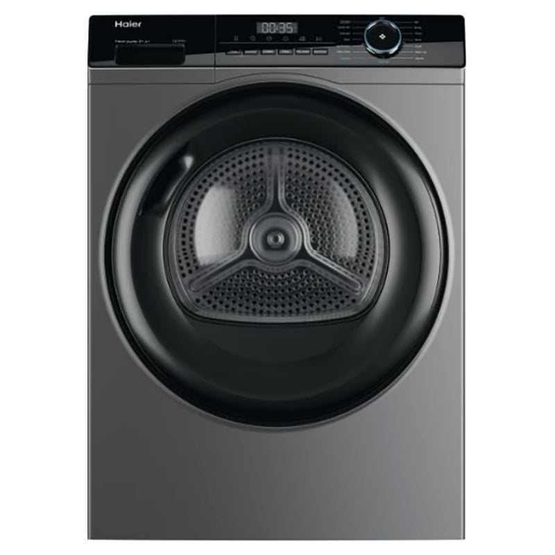 Haier I-Pro Series 3 9KG Freestanding Heat Pump Tumble Dryer - Antracite | HD90-A2939R-UK from Haier - DID Electrical