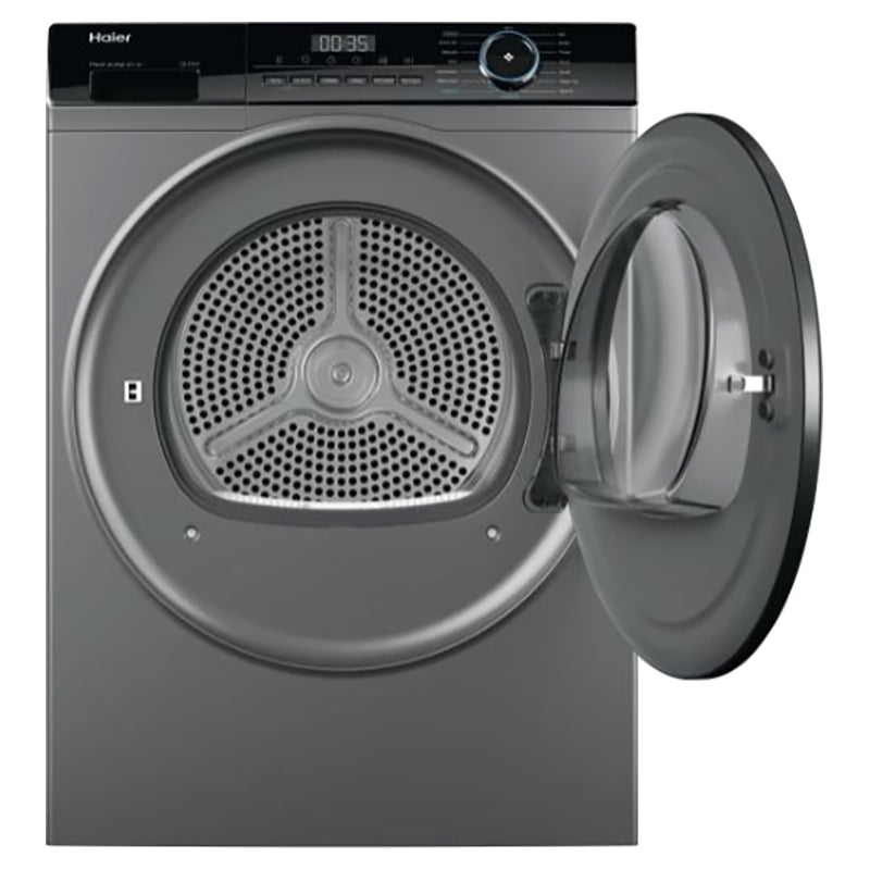 Haier I-Pro Series 3 9KG Freestanding Heat Pump Tumble Dryer - Antracite | HD90-A2939R-UK from Haier - DID Electrical