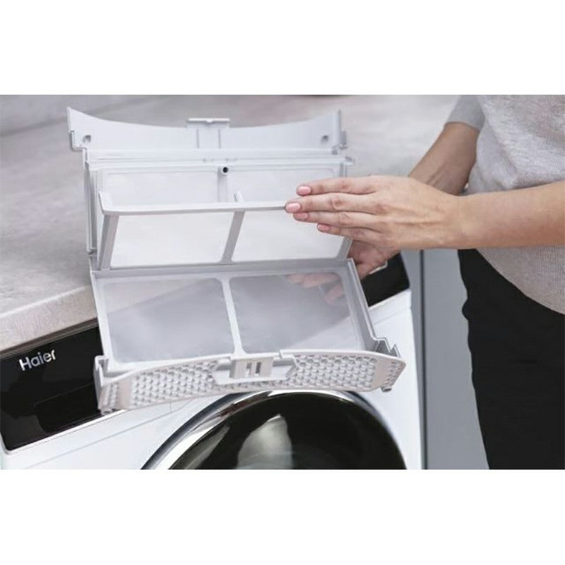 Haier I-Pro Series 7 9KG Freestanding Heat Pump Tumble Dryer - White | HD90-A2979N-UK from Haier - DID Electrical