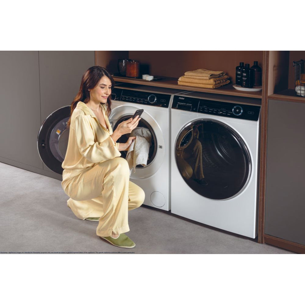 Haier I-Pro Series 7 Plus 9KG Freestanding Heat Pump Tumble dryer - White | HD90-A3Q979U1 from Haier - DID Electrical