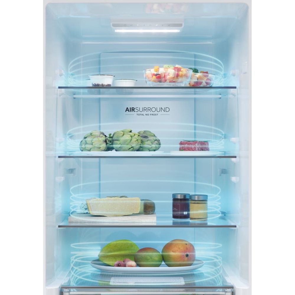 Haier 2D 60 Series 1 341L Freestanding Fridge Freezer - Silver | HDW1618DNPK(UK) from Haier - DID Electrical