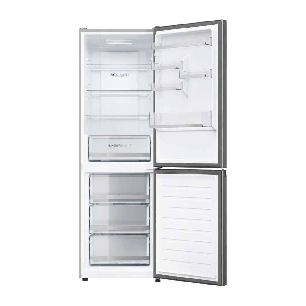 Haier 2D 60 Series 1 341L Freestanding Fridge Freezer - Silver | HDW1618DNPK(UK) from Haier - DID Electrical