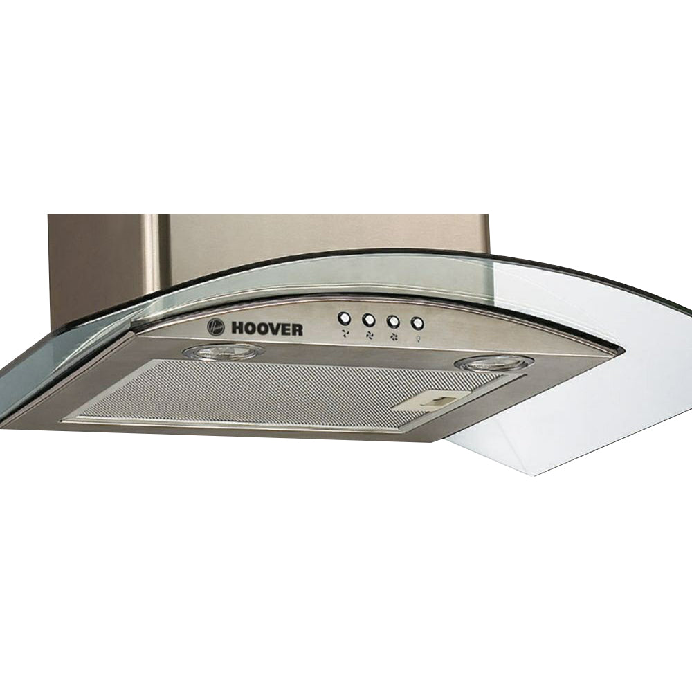 Hoover 60CM Wall Mounted Decorative Chimney Hood - Stainless Steel | HGM600X/1 from Hoover - DID Electrical