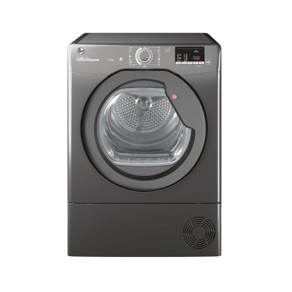 Hoover H-DRY 300 10KG Condenser Tumble Dryer - Antracite | HLEC10DRGR-80 from Hoover - DID Electrical