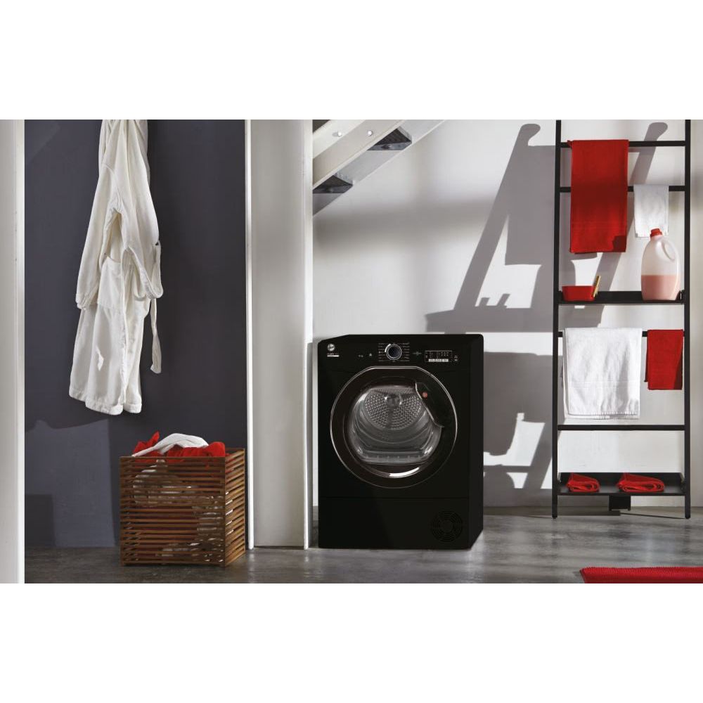 Hoover 8KG Condenser Tumble Dryer - Black | HLEC8LGB-80 from Hoover - DID Electrical