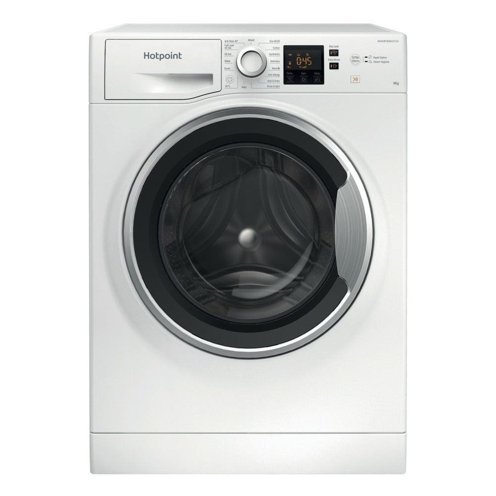 Hotpoint 9KG 1400RPM Freestanding Washing Machine - White | HNR9W64WSIRE from Hotpoint - DID Electrical