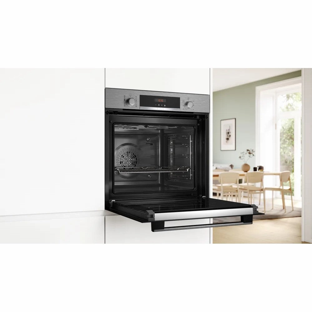 Bosch 71L Built-In Electric Single Oven - Stainless Steel | HQA574BS3B from Bosch - DID Electrical