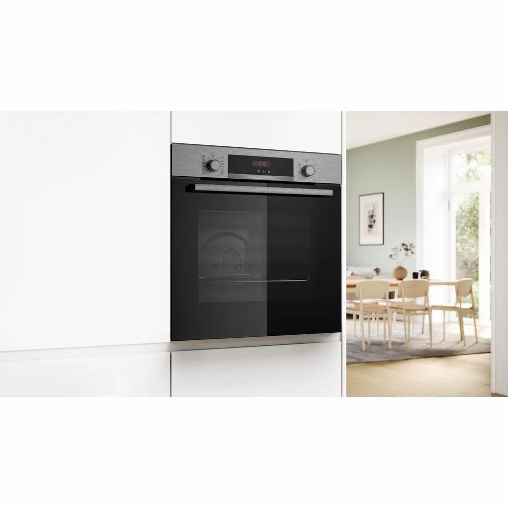 Bosch 71L Built-In Electric Single Oven - Stainless Steel | HQA574BS3B from Bosch - DID Electrical