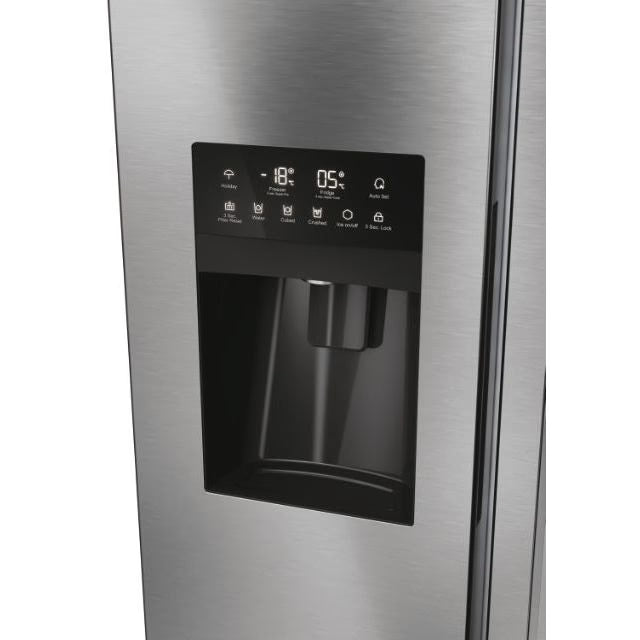 Haier SBS 90 Series 5 511L Side by Side American Style Fridge Freezer - Platinum Inox | HSR5918DIMPUK from Haier - DID Electrical