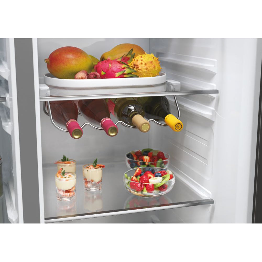 Haier SBS 90 Series 5 601L Frost Free Freestanding American Fridge Freezer - Platinum Inox | HSW59F18DIMM from Haier - DID Electrical