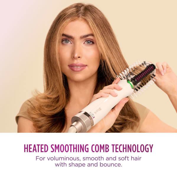 Shark SmoothStyle Hot Brush &amp; Smoothing Comb - Silk | HT202UK from Shark - DID Electrical