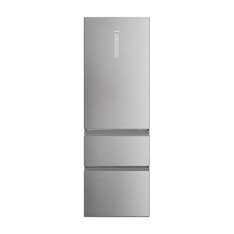 Haier 3D 60 Series 5 360L Freestanding  Fridge Freezer - Silver | HTW5618ENMG