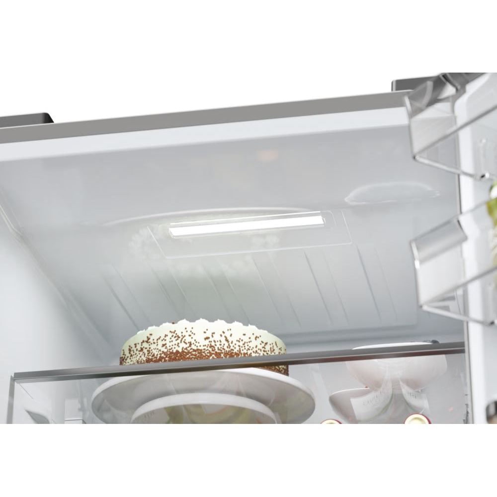 Haier 3D 60 Series 5 360L Freestanding  Fridge Freezer - Silver | HTW5618ENMG from Haier - DID Electrical