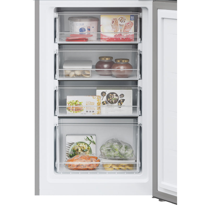 Hoover 252L 50/50 Low Frost Freestanding Fridge Freezer - Metal Back | HVT3CLECKIHS-1 from Hoover - DID Electrical