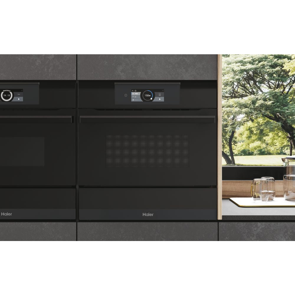 Haier I-Touch Compact Series 6 34L 230W Built-in Microwave - Black | HWO45NB6TOB1 from Haier - DID Electrical