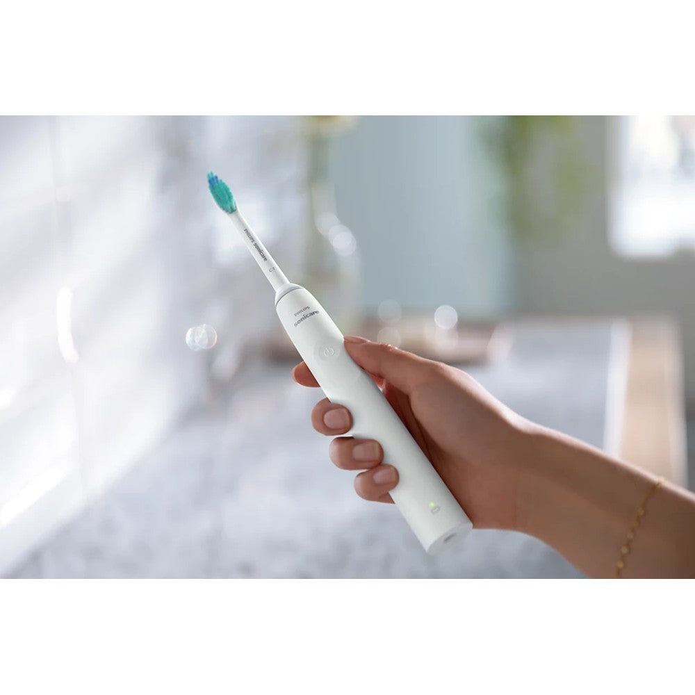 Philips Sonicare 2100 Series Sonic Electric Toothbrush - White | HX3651/13 from Philips - DID Electrical