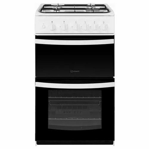 Indesit 50cm Freestanding Gas Cooker - White | ID5G00KMW/UK from Indesit - DID Electrical