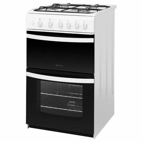 Indesit 50cm Freestanding Gas Cooker - White | ID5G00KMW/UK from Indesit - DID Electrical