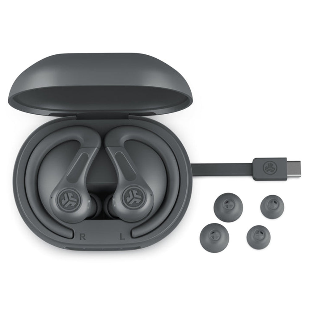 JLab JBuds Sport ANC 4 In-Ear True Wireless Earbuds - Graphite | IEUEBJBSPTANCRGPH84 from JLab - DID Electrical