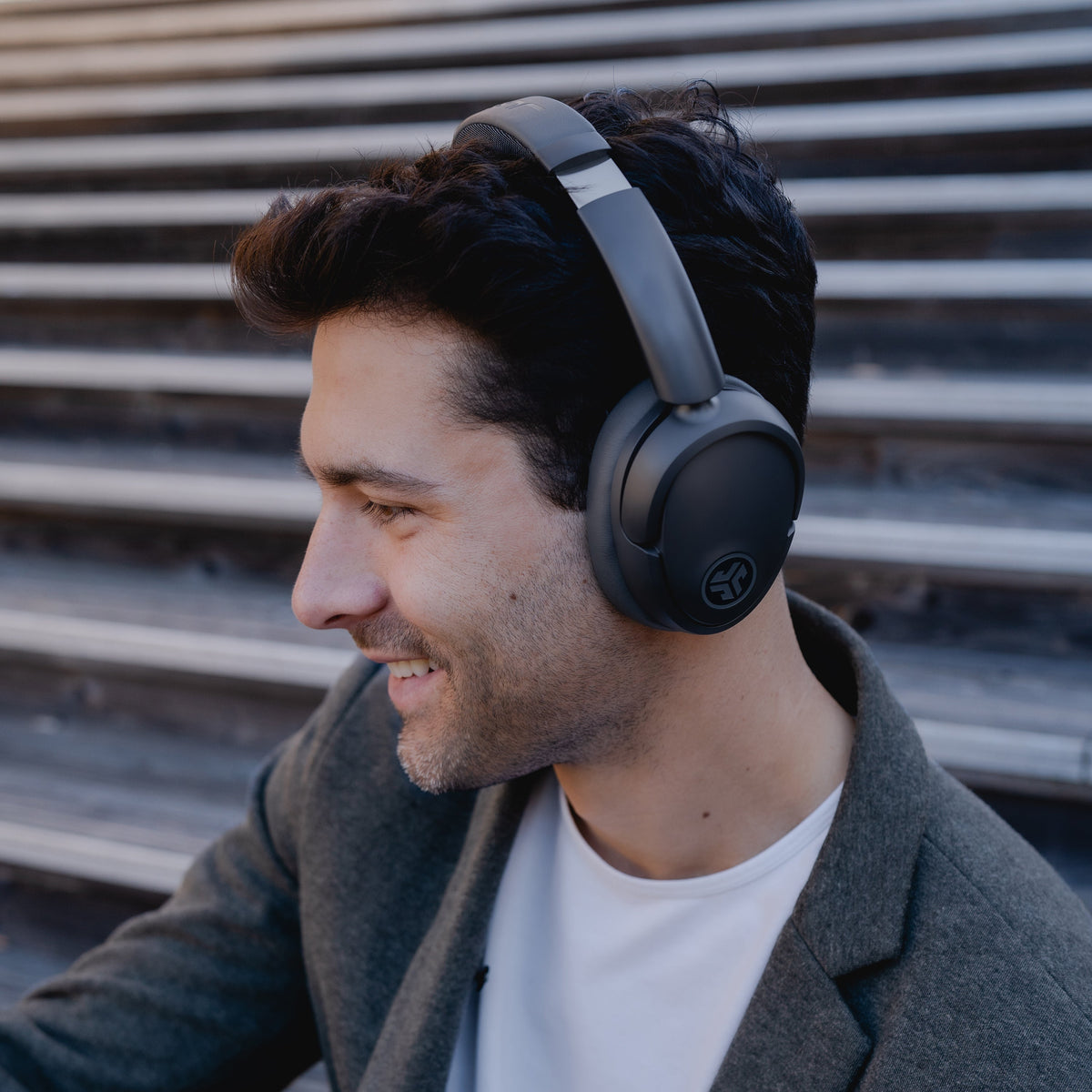 JLab JBuds Lux ANC Over-Ear Headphone - Graphite | IEUHBJLUXANCRGPH62 from JLab - DID Electrical