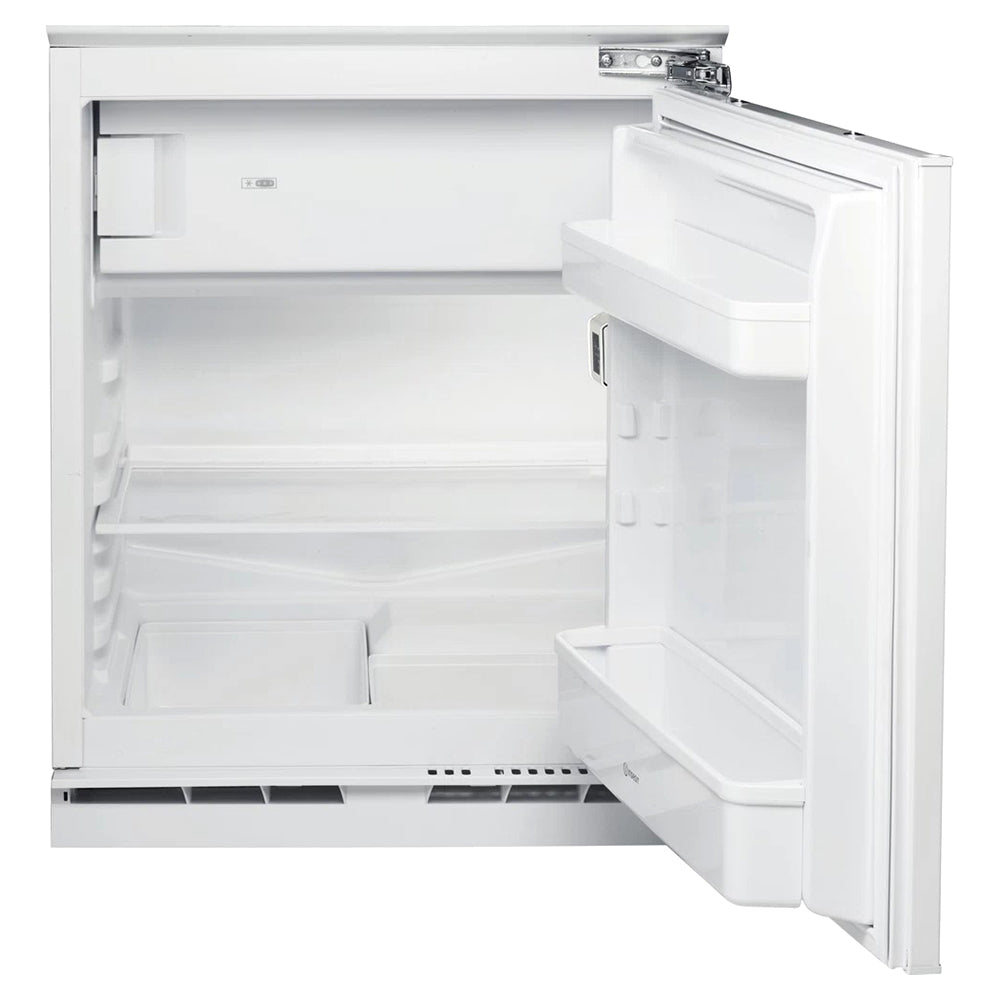 Indesit 126L Built-In Undercounter Fridge Freezer - Steel | INBUF011 from Indesit - DID Electrical