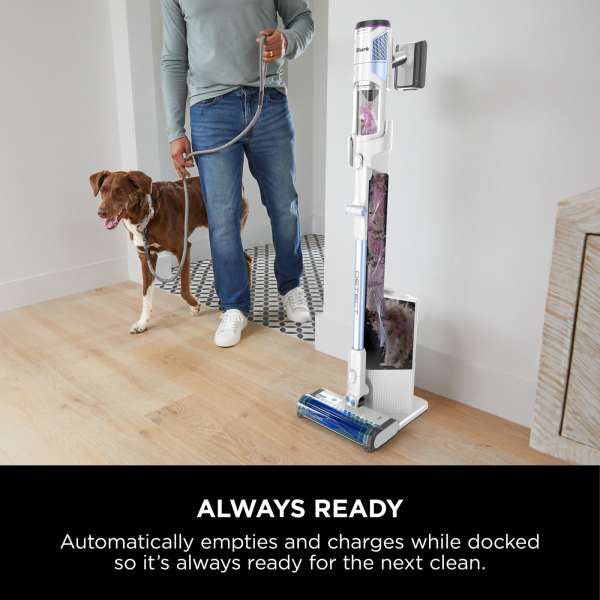 Shark Bagless Cordless Pet Vacuum Cleaner - White | IW4621UKT from Shark - DID Electrical