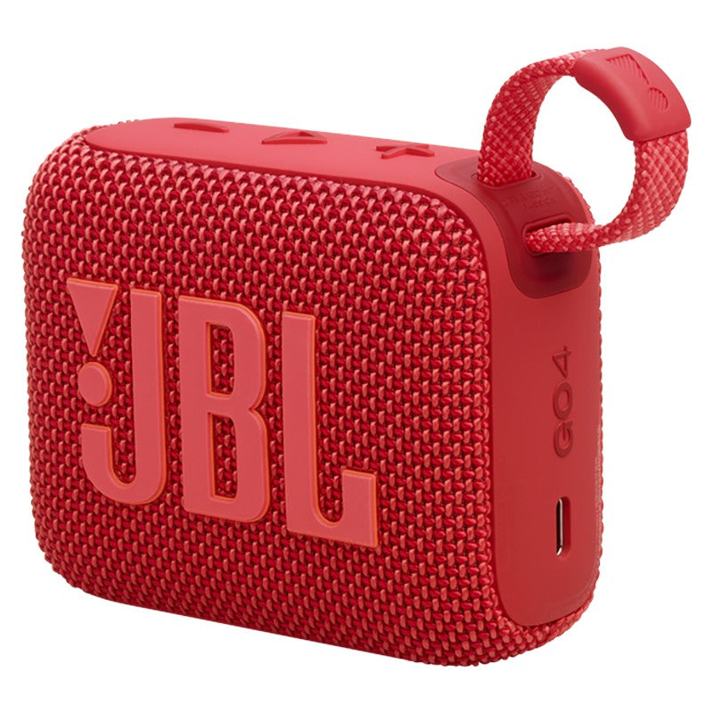 JBL Go 4 Wireless Portable Bluetooth Speaker - Red | JBLGO4RED from JBL - DID Electrical