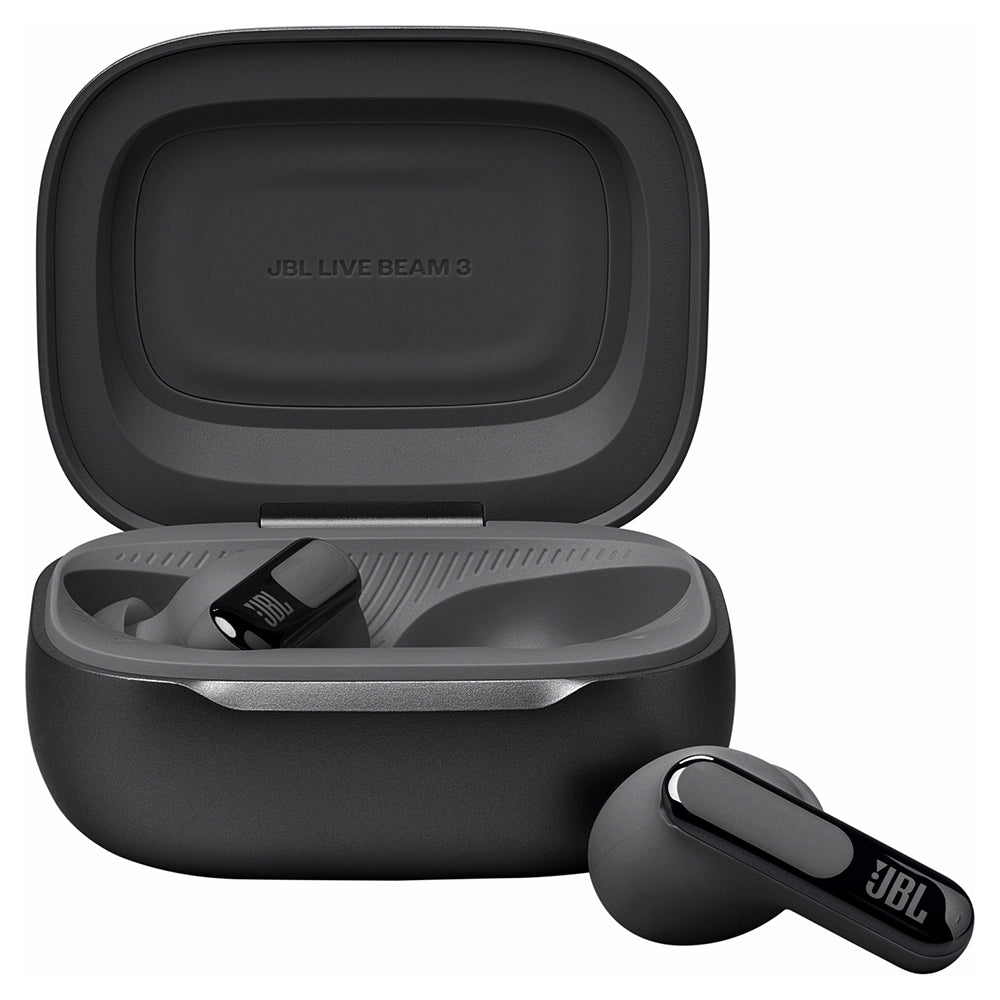 JBL Live Beam 3 In-Ear True Wireless Earbuds - Black | JBLLIVEBEAM3BLK from JBL - DID Electrical