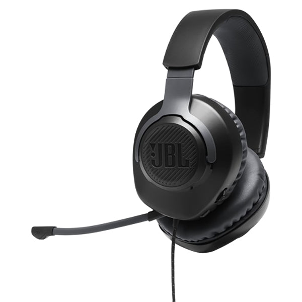 JBL Quantum Over Ear Wired Gaming Headphones - Black | JBLQUANTUM100BLK from JBL - DID Electrical