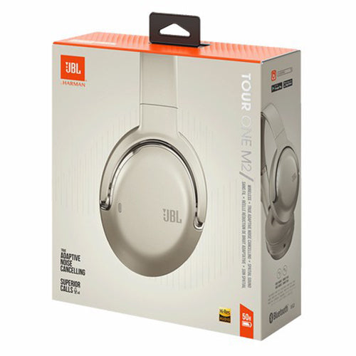 JBL Tour One M2 Over-Ear Noise Cancelling Wireless Headphone - Champagne | JBLTOURONEM2CPG from JBL - DID Electrical