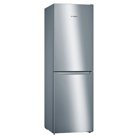 Bosch Series 2 186X60CM Frost Free Freestanding Fridge Freezer - Stainless Steel | KGN34NLEAG