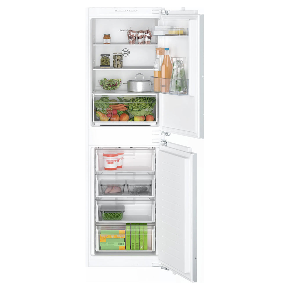 Bosch Series 2 249L Frost Free Built-In Fridge Freezer - White | KIN85NFE0G from Bosch - DID Electrical