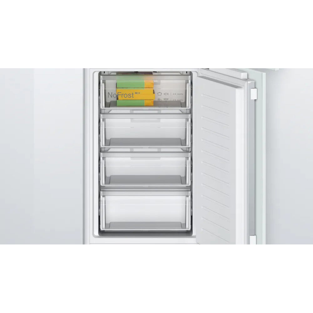 Bosch Series 2 249L Frost Free Built-In Fridge Freezer - White | KIN85NFE0G from Bosch - DID Electrical