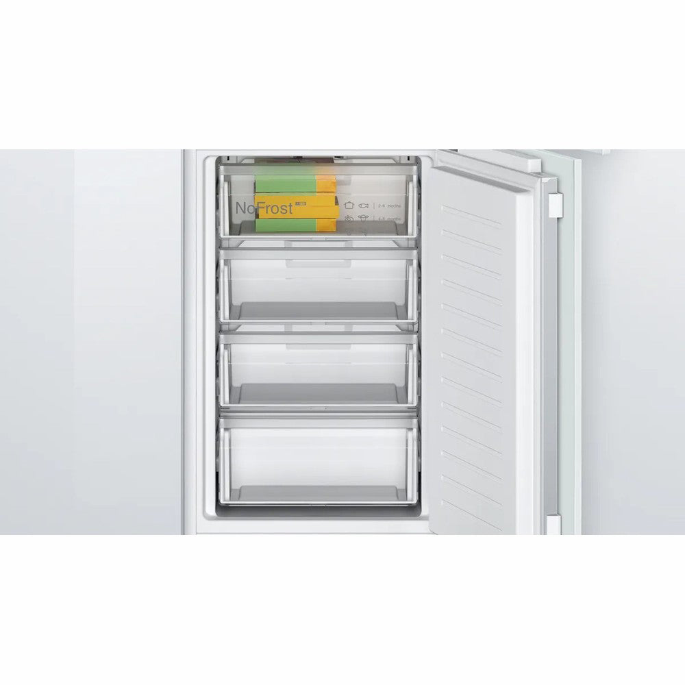 Bosch Series 2 177.2x54.1CM Frost Free Integrated Fridge Freezer - White | KIN85NFF0G from Bosch - DID Electrical