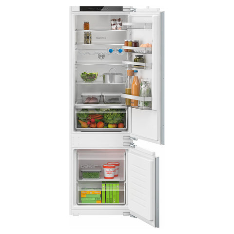 Bosch Series 4 177.2 x 54.1CM Low Frost Built-in Fridge Freezer | KIV87VFE0G