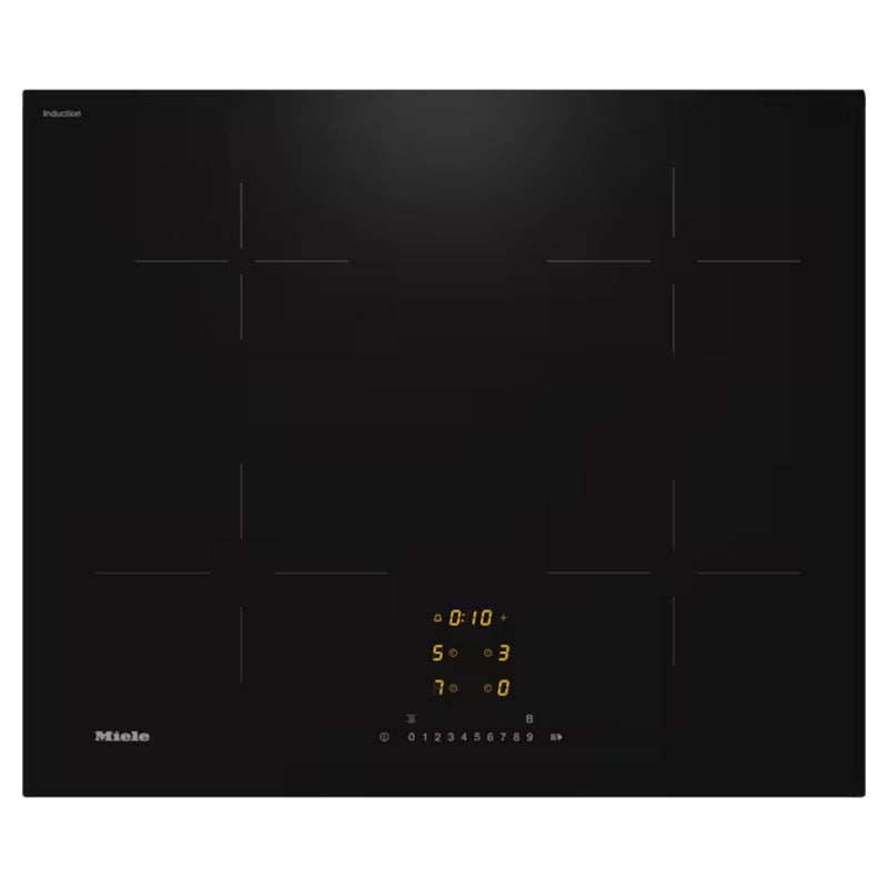 Miele 62CM 4 Cooking Zone Induction Hob - Black | KM 7361 FL from Miele - DID Electrical