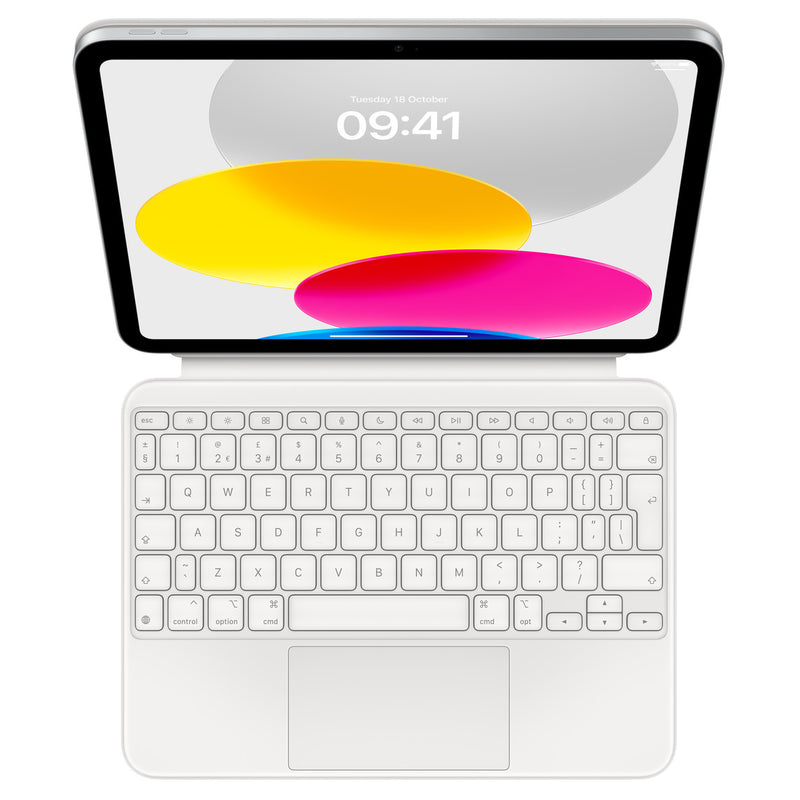 Apple Magic Keyboard Folio Case For iPad 10th Gen - White | MQDP3B/A from Apple - DID Electrical