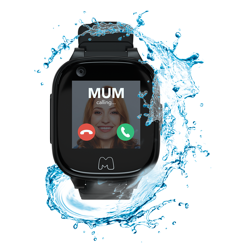 Moochies Connect 1.44&quot; 4G Kids Phone Smartwatch - Black | MW14BLK from Moochies - DID Electrical