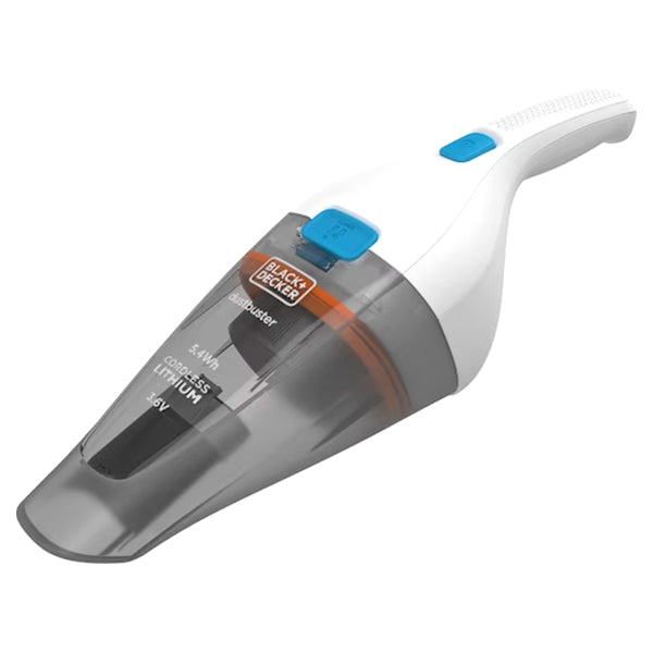 Black &amp; Decker 3.6V Cordless Dustbuster Handheld Vacuum Cleaner - White | NVC115JL-GB from Black &amp; Decker - DID Electrical