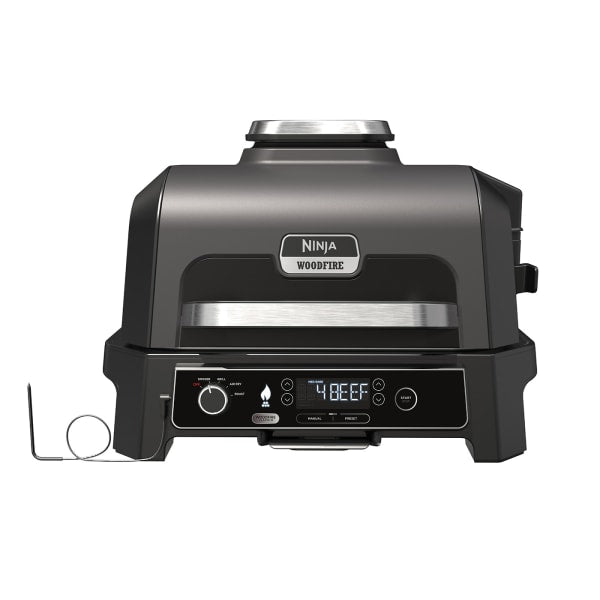 Ninja Woodfire Pro XL Outdoor Electric BBQ Grill & Smoker - Black & Grey | OG850UK from Ninja - DID Electrical