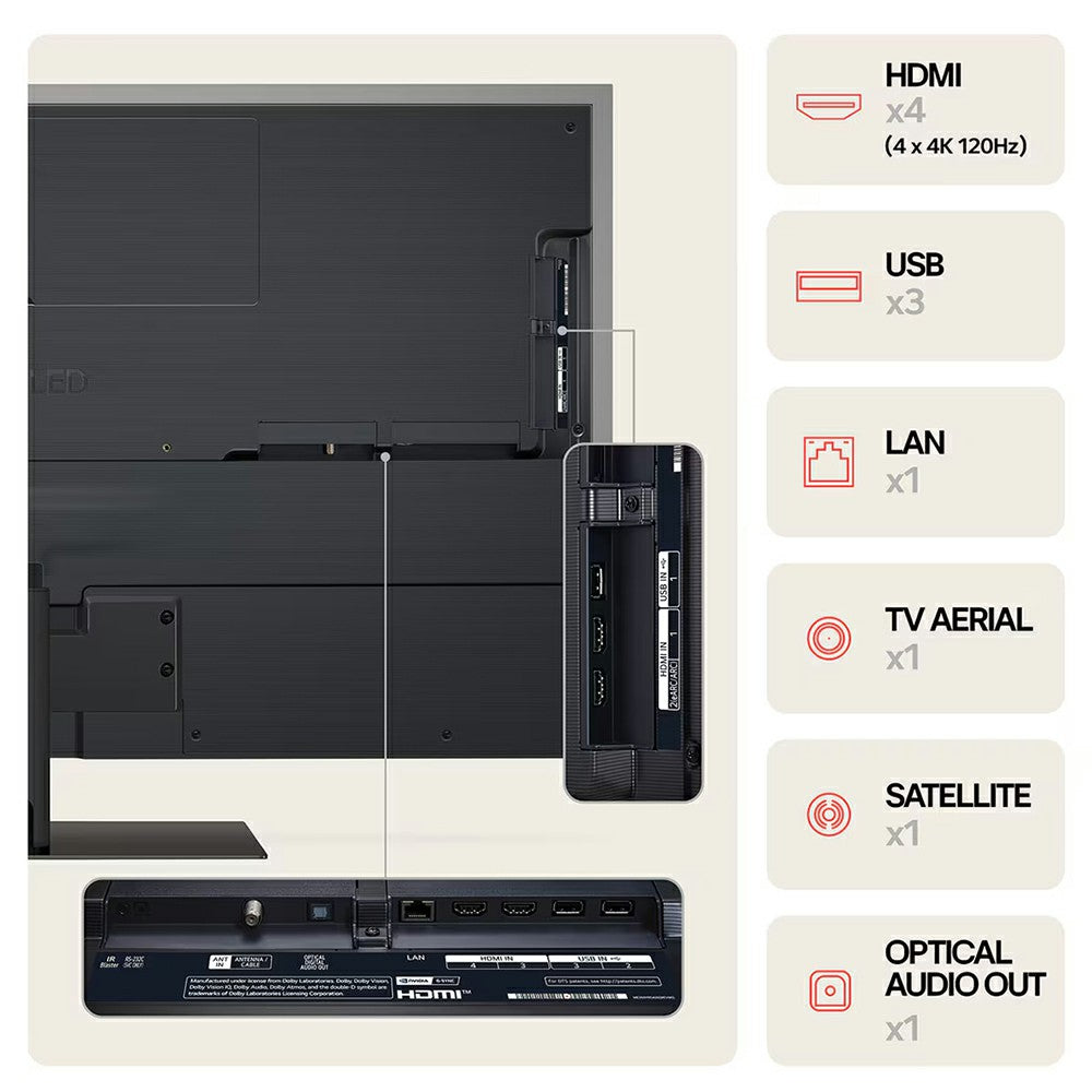 LG Evo G4 55&quot; 4K Smart TV - Silver | OLED55G46LS.AEK from LG - DID Electrical