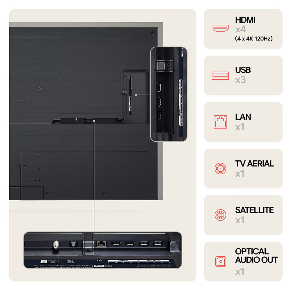 LG Evo AI G4 65&quot; 4K Smart TV - Wall Mount Version | OLED65G45LW.AEK from LG - DID Electrical